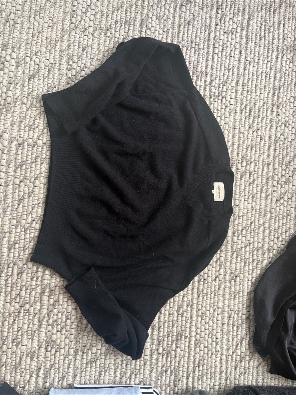 Loulou studio boxy v neck sweater